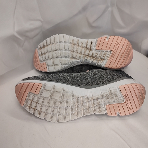 SKECHERS Flex Appeal 3.0 Women’s Size 7 Gray Light Weight Walking Shoes 13067 - Picture 5 of 6